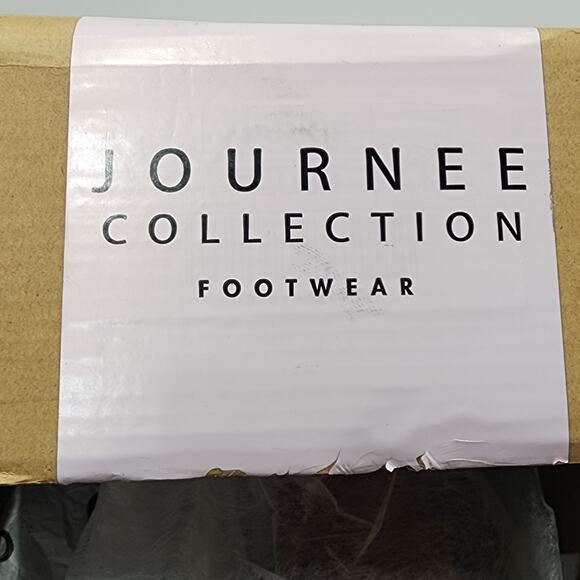 Journee Collection Markie Bootie Slouchy Stiletto Size 6 Blush FLAW artsy - Picture 10 of 14